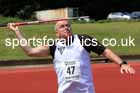 Mens javelin 2024 NE Masters Track and Field Champs., Monkton Stadium, Jarrow.  Photo: David T. Hewitson/Sports for All Pics